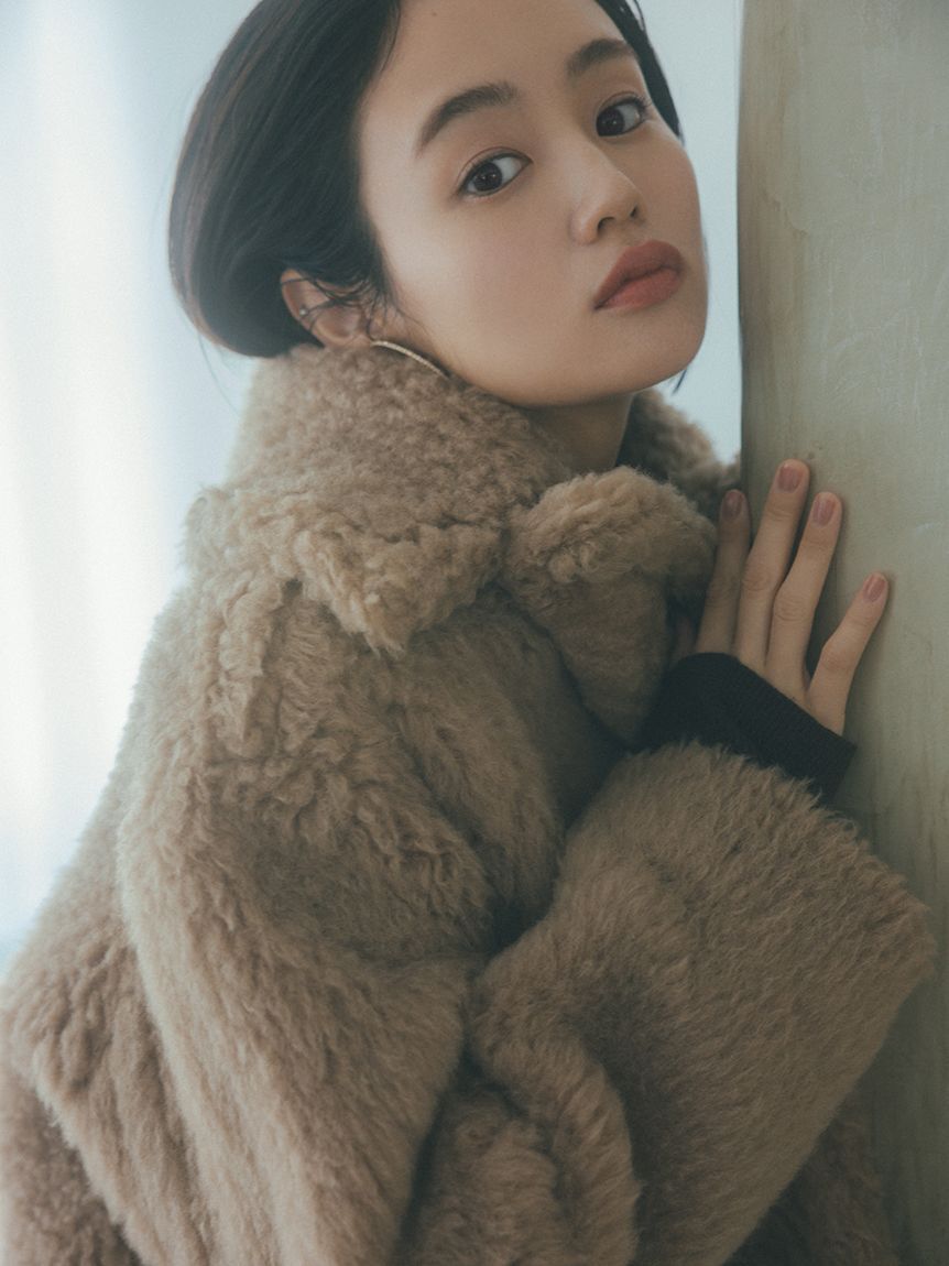 SNIDEL「ボアショートコート【カンヘウォン着用】」|その他|