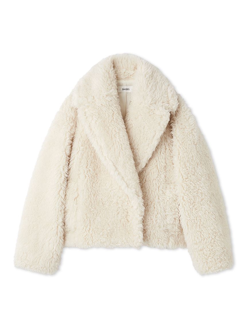 SNIDEL「ボアショートコート【カンヘウォン着用】」|その他|