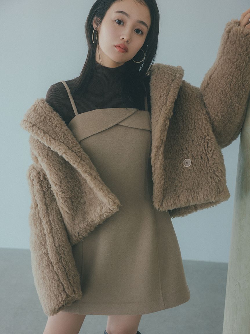 SNIDEL「ボアショートコート【カンヘウォン着用】」|その他|