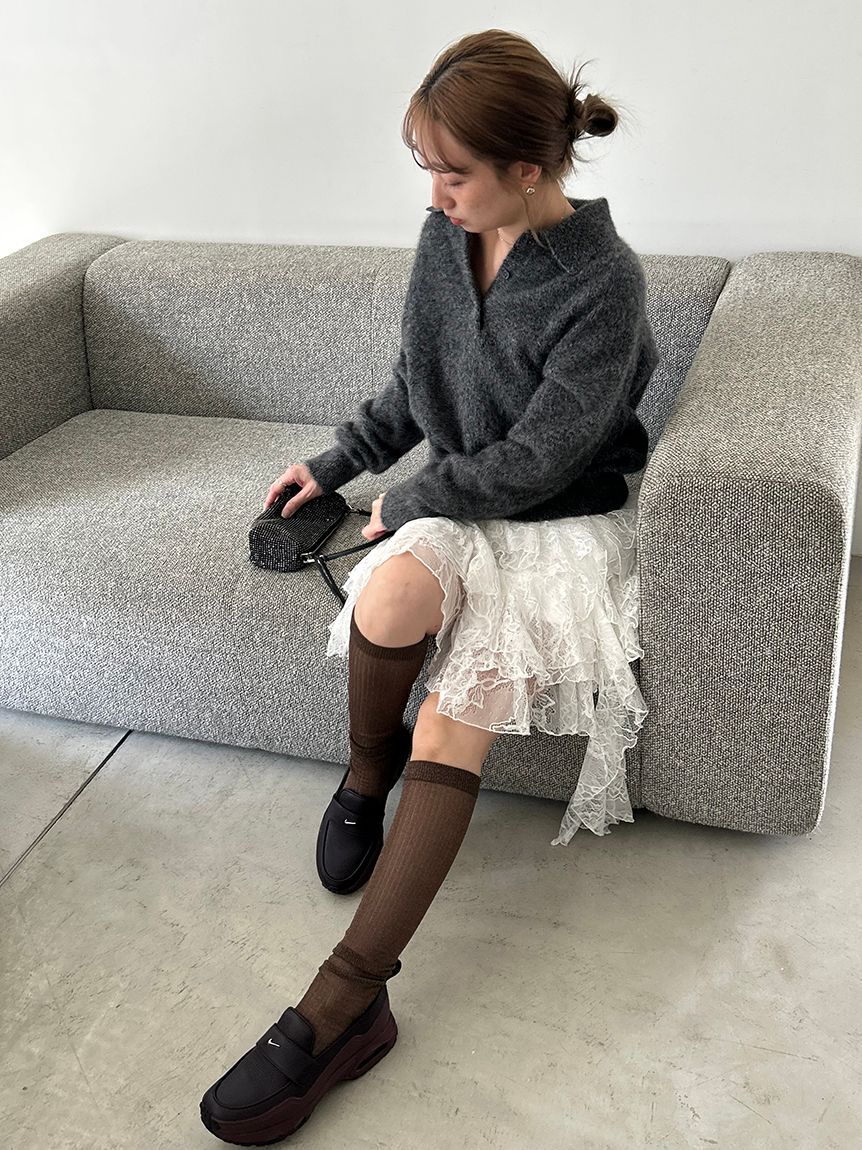 SNIDEL「ラッフルバリエキャミミニワンピース」|ワンピース|