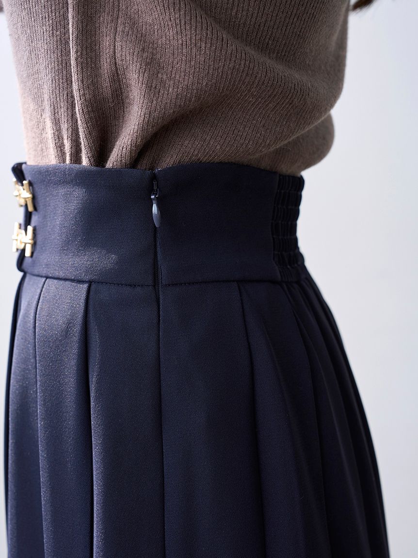 SNIDEL「プリーツレイヤードミディスカート【カンヘウォン着用】」|スカート|