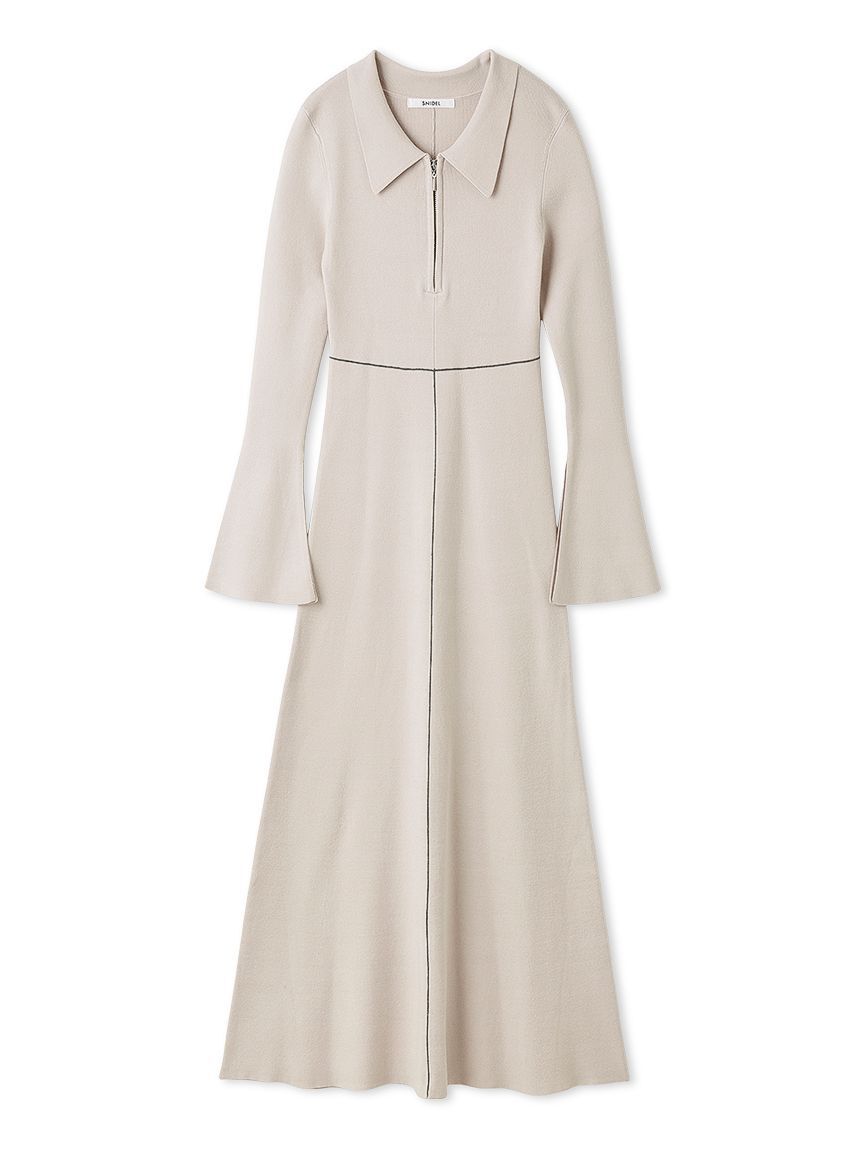 SNIDEL「Sustainableスキッパーニットワンピース」|ワンピース|IVR