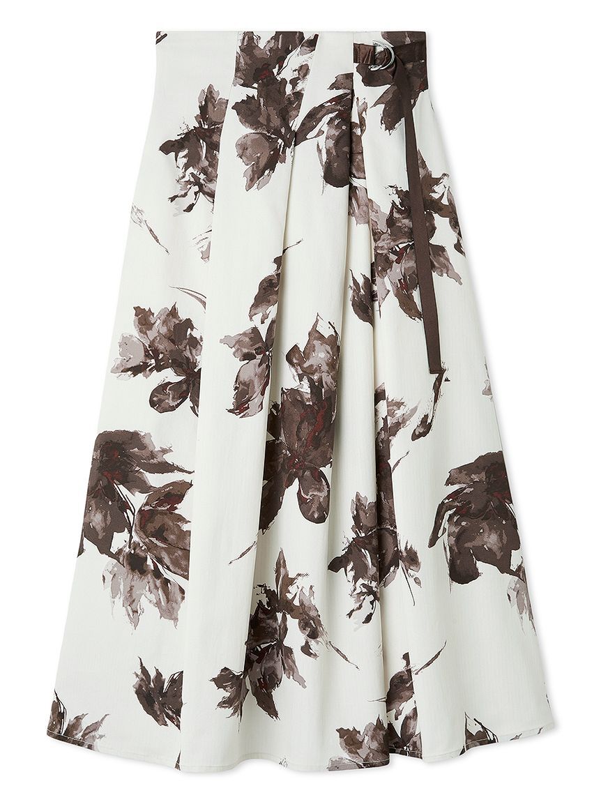 FRAY I.D「ブラッシュフラワースカート」|スカート|