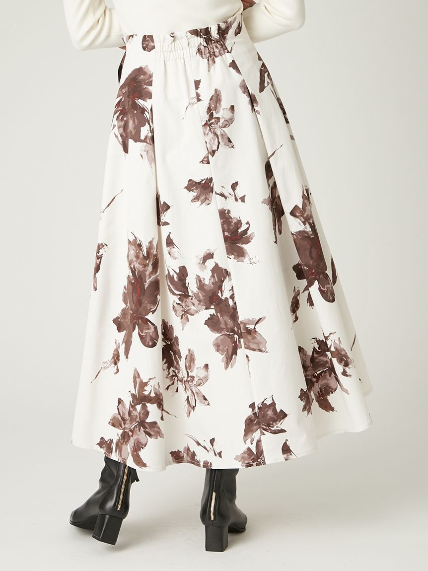 FRAY I.D「ブラッシュフラワースカート」|スカート|