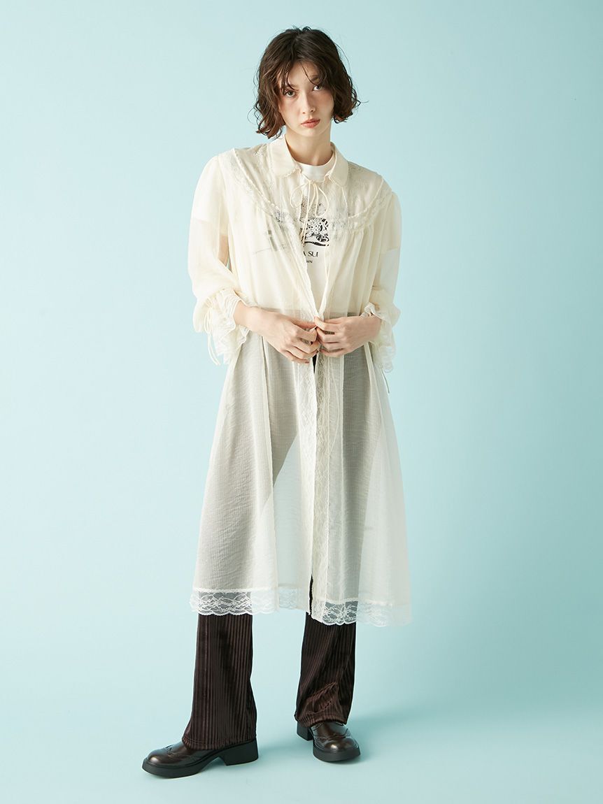 LILY BROWN「レースガウンワンピース」|ワンピース|WHT