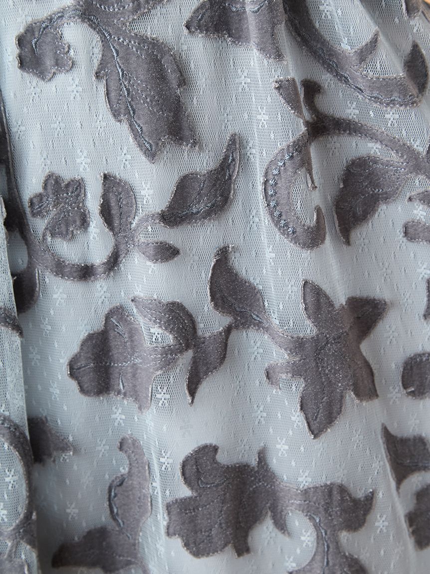 LILY BROWN「オーナメント2wayベロアドレス」|ドレス|