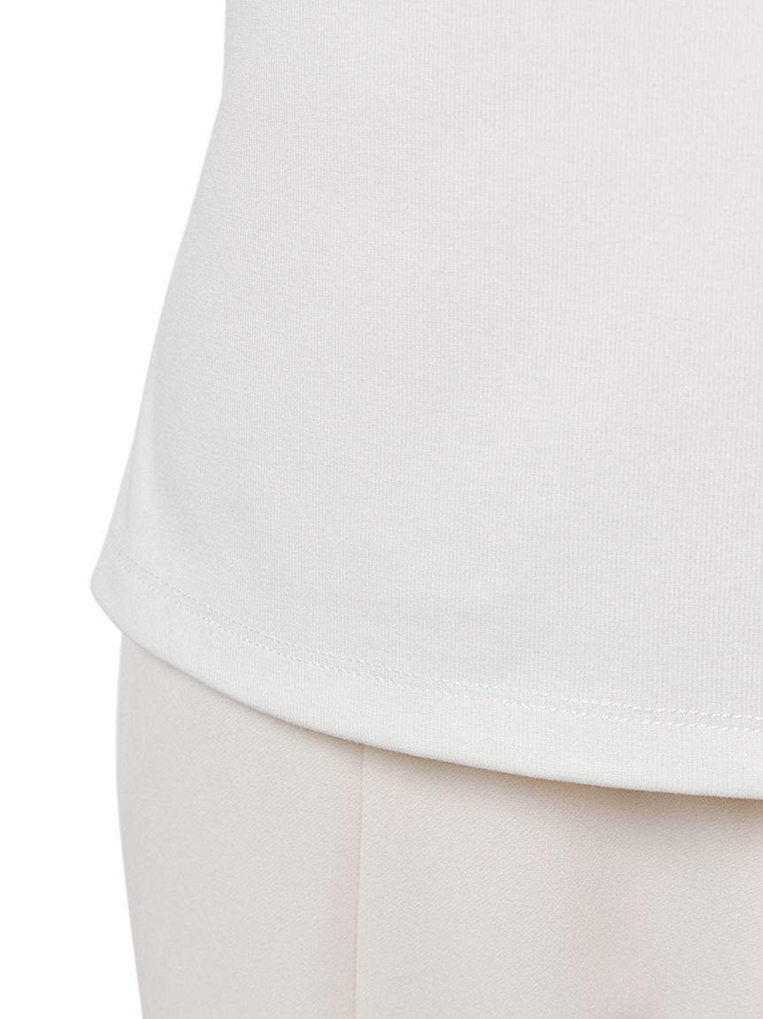 CELFORD「ショルダーリボンハーフスリーブカットトップス」|Tシャツ・カットソー|