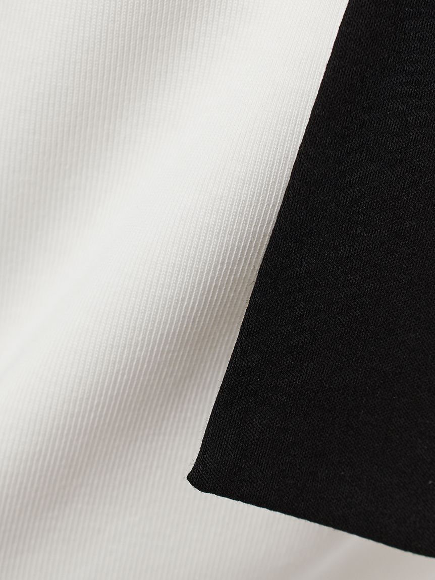 CELFORD「ショルダーリボンハーフスリーブカットトップス」|Tシャツ・カットソー|