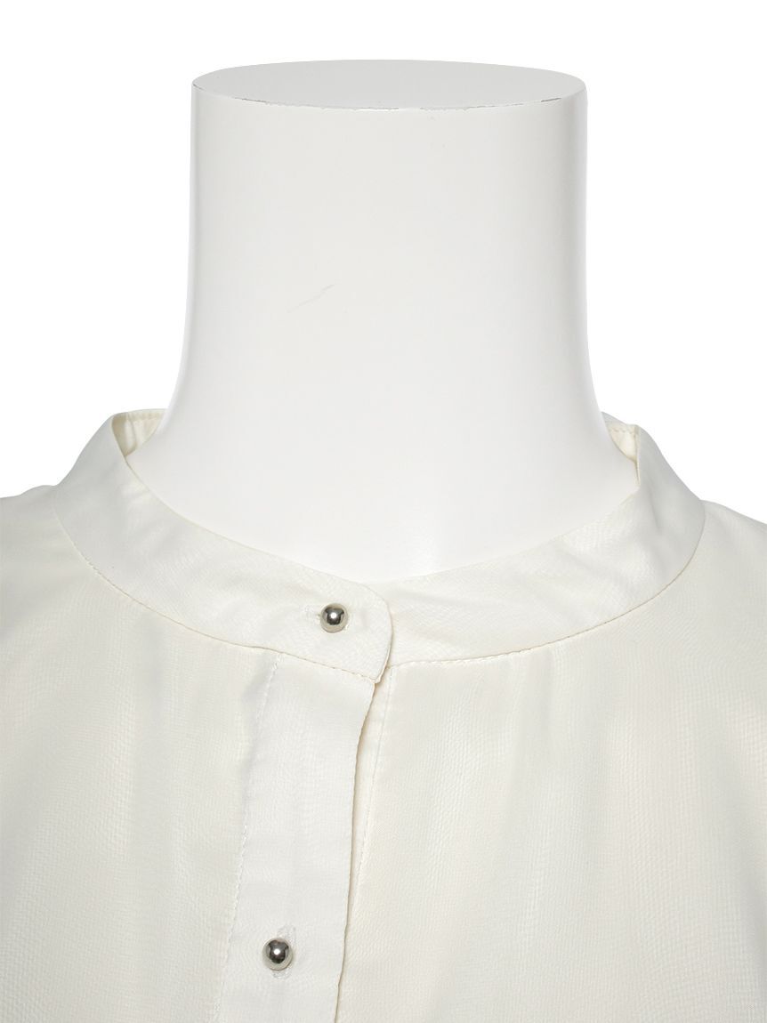 CELFORD「【ウォッシャブル】ニットコンビレイヤードフレアブラウス」|シャツ・ブラウス|