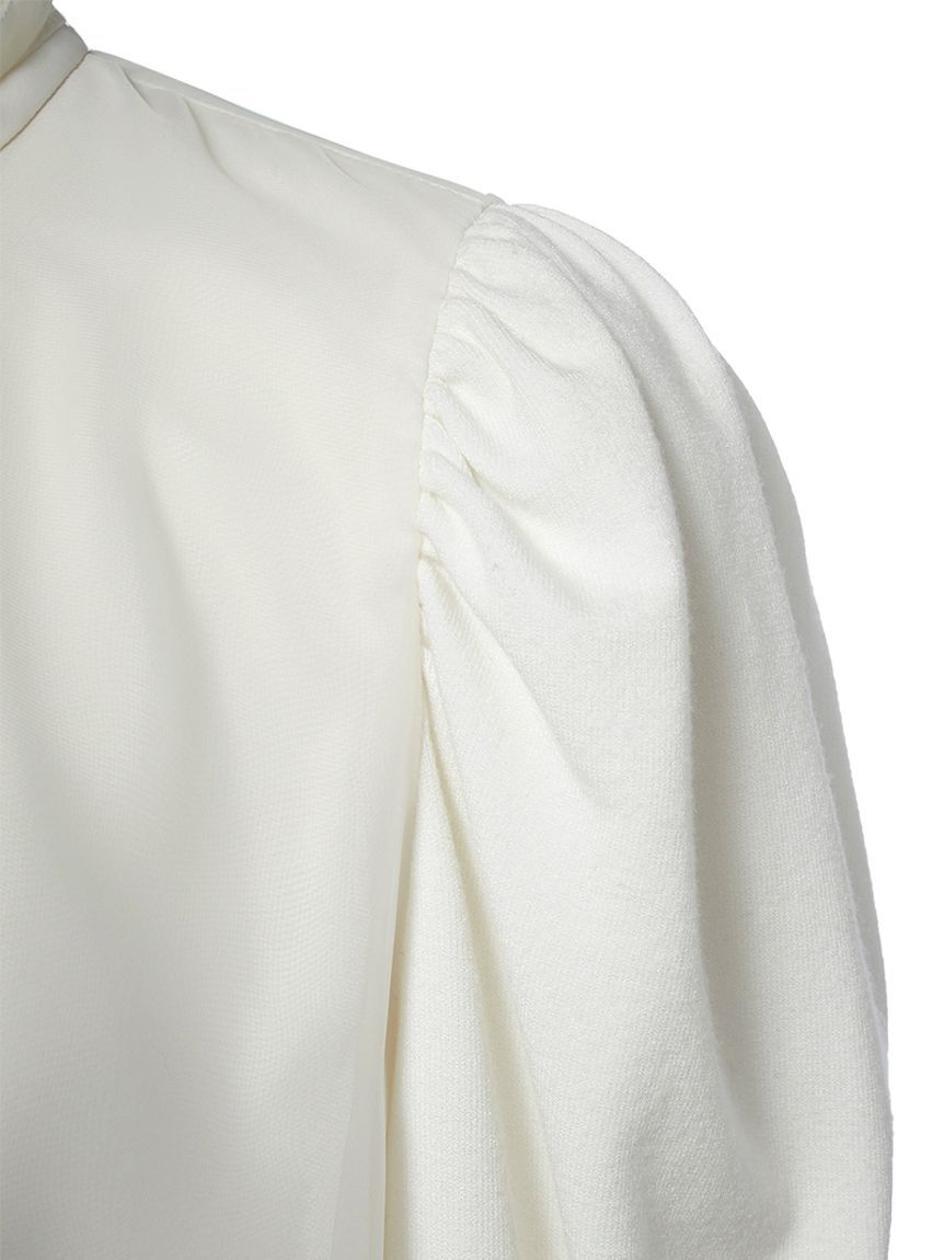 CELFORD「【ウォッシャブル】ニットコンビレイヤードフレアブラウス」|シャツ・ブラウス|