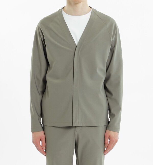 MACKINTOSH PHILOSOPHY「ドライフラットストレッチ ラグランカーディガン ハイテンショントリコット」|ブルゾン・スタジャン|