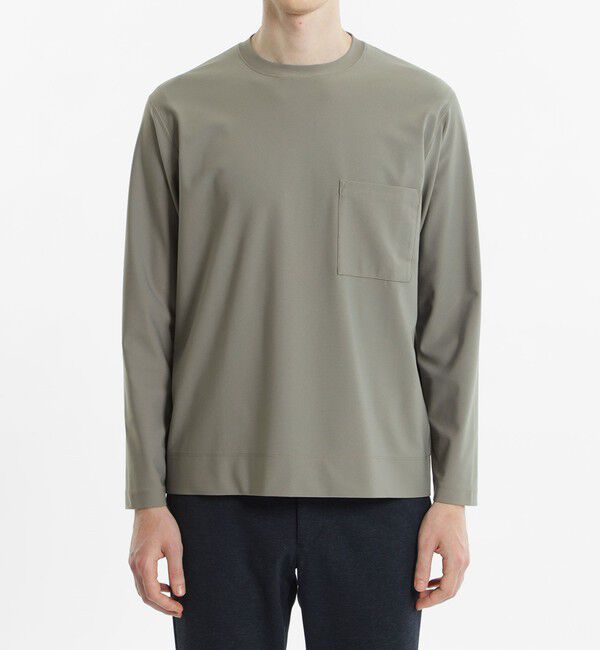 MACKINTOSH PHILOSOPHY「ドライフラットストレッチ クルーネックロンＴ ハイテンショントリコット」|Tシャツ・カットソー|