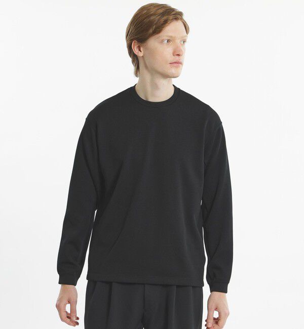 MACKINTOSH PHILOSOPHY「トロッター オーバーサイズTシャツ 針抜きジャージー」|Tシャツ・カットソー|ブラック