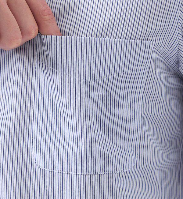 MACKINTOSH PHILOSOPHY「トロッター ボタンダウンシャツ 無地/トリコットストライプ」|シャツ・ブラウス|