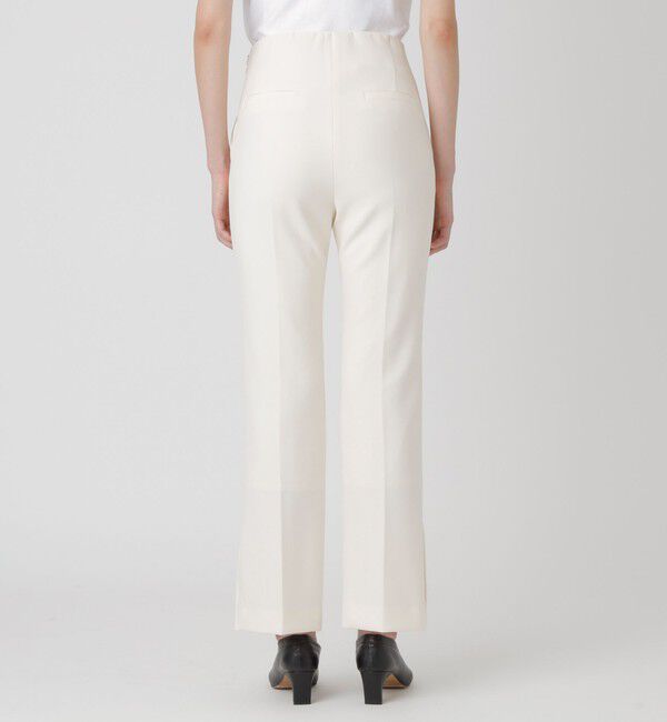  「ホワイトサイドスリットパンツ」|スラックス|