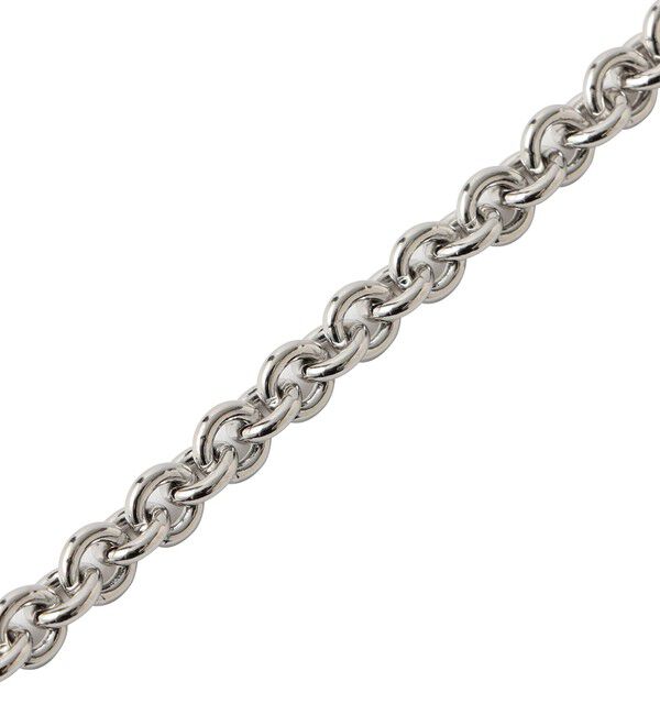  「【UNISEX】メタリックパールチェーンコンビ ネックレス」|ネックレス|