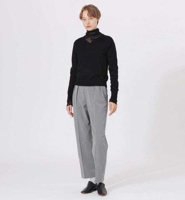  「ハイゲージVネック」|ニット・セーター|