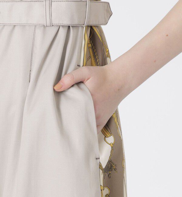  「バックスカーフノースリーブワンピース」|ワンピース|