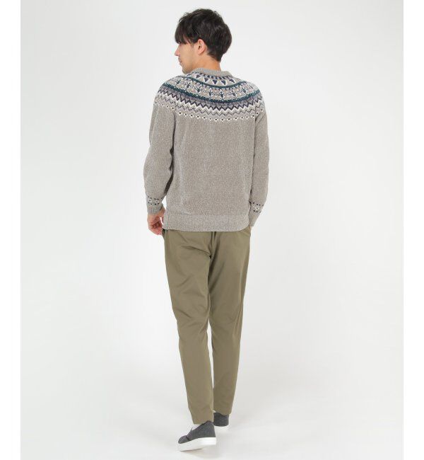 ikka「球心柄モールクルーニット」|ニット・セーター|