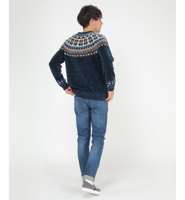 ikka「球心柄モールクルーニット」|ニット・セーター|