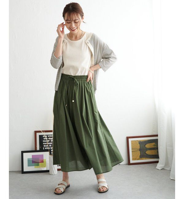 ikka「【雑誌 InRed 6月号掲載】コットンボリュームスカーチョ」|その他|