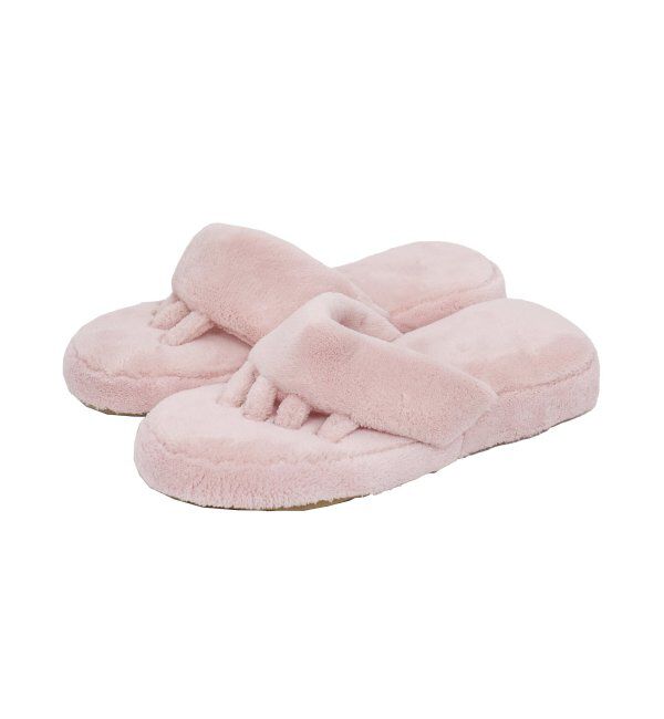 TOKYO DESIGN CHANNEL「マイクロファイバー5本指スリッパ」|ルームシューズ|ピンク
