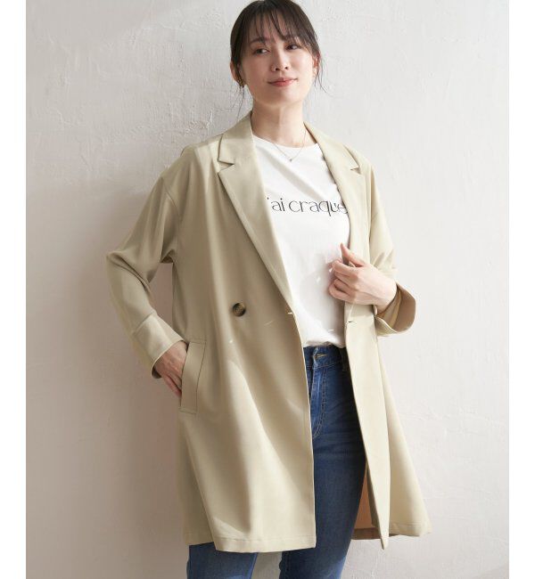 ikka「ゆるテーラードコート」|その他|
