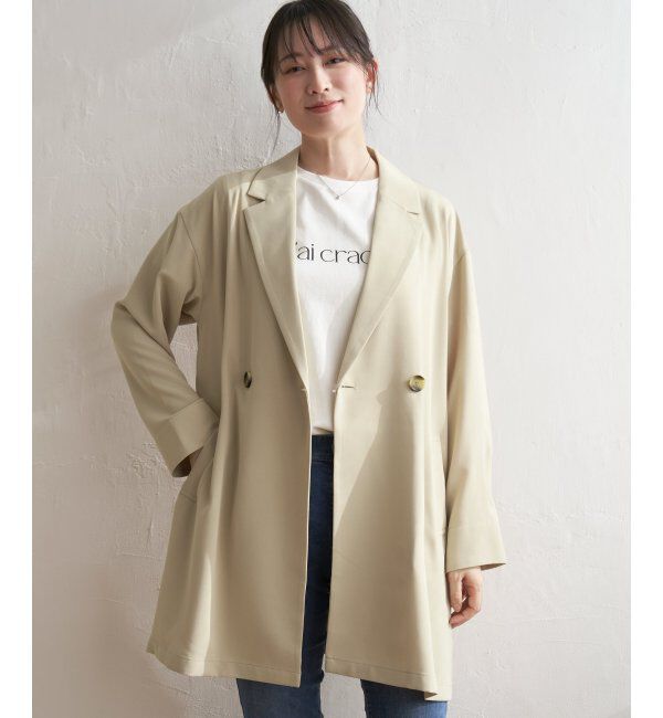 ikka「ゆるテーラードコート」|その他|