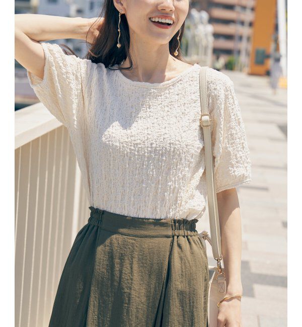 ikka「フクレ半袖プルオーバー」|その他|