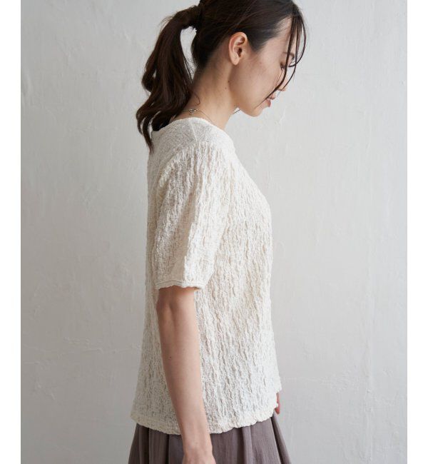 ikka「フクレ半袖プルオーバー」|その他|