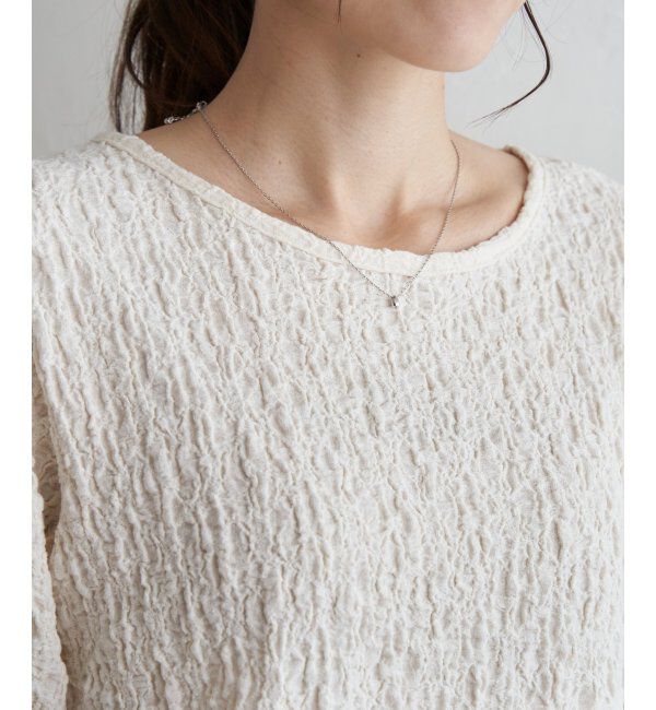 ikka「フクレ半袖プルオーバー」|その他|