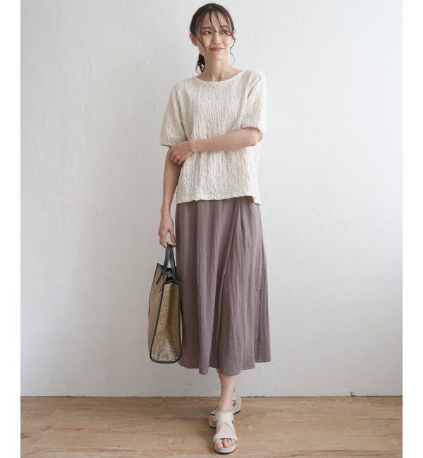 ikka「フクレ半袖プルオーバー」|その他|