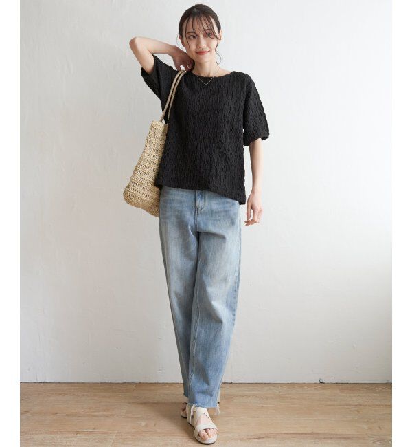 ikka「フクレ半袖プルオーバー」|その他|