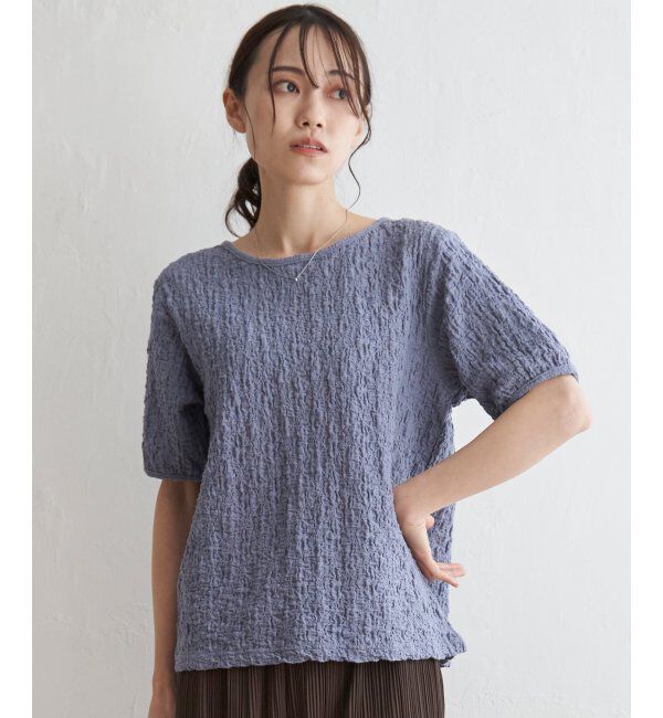 ikka「フクレ半袖プルオーバー」|その他|