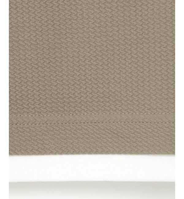 ikka「キーネックレイヤード7分袖Tシャツ」|Tシャツ・カットソー|