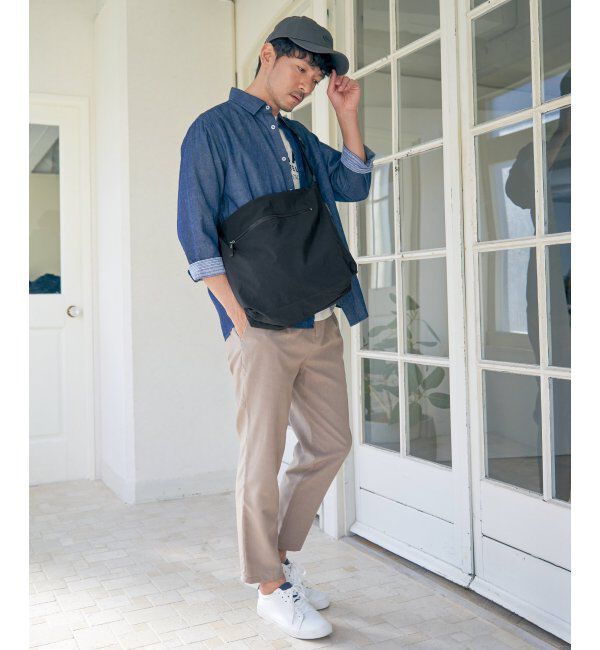 ikka「【撥水】WRナイロンショルダーバッグ」|その他|