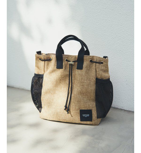 ikka「ポリジュート2WAY巾着バッグ」|その他|