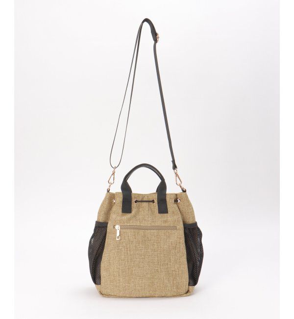 ikka「ポリジュート2WAY巾着バッグ」|その他|