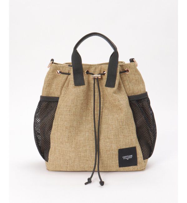 ikka「ポリジュート2WAY巾着バッグ」|その他|