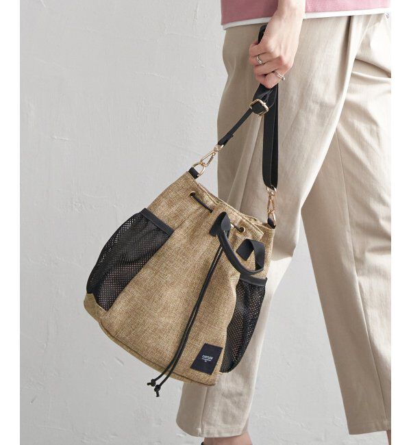 ikka「ポリジュート2WAY巾着バッグ」|その他|