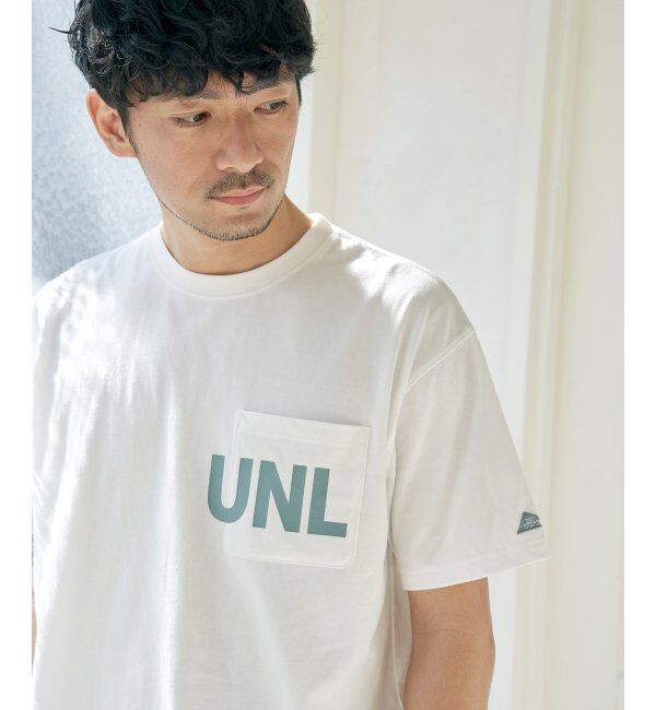 ikka「URBAN NATURE LIFE アーバンネイチャーライフ ロゴプリントポケTシャツ」|Tシャツ・カットソー|