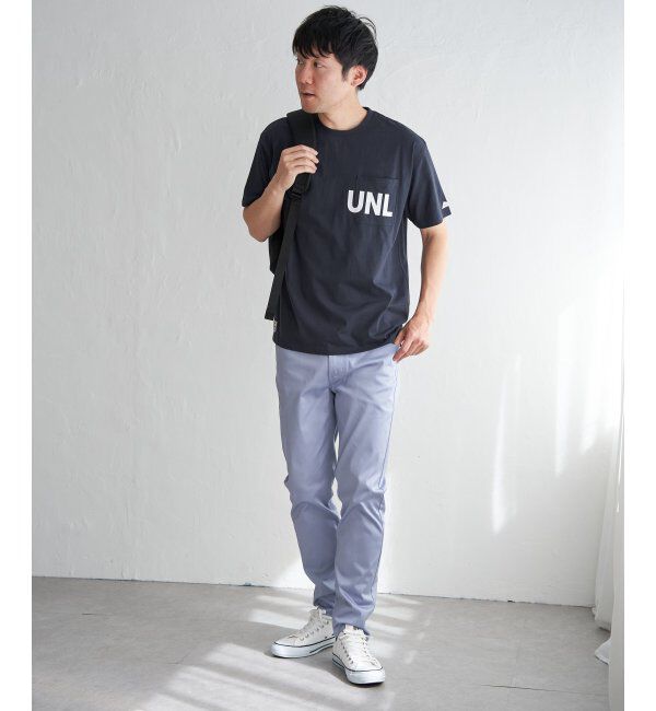 ikka「URBAN NATURE LIFE アーバンネイチャーライフ ロゴプリントポケTシャツ」|Tシャツ・カットソー|