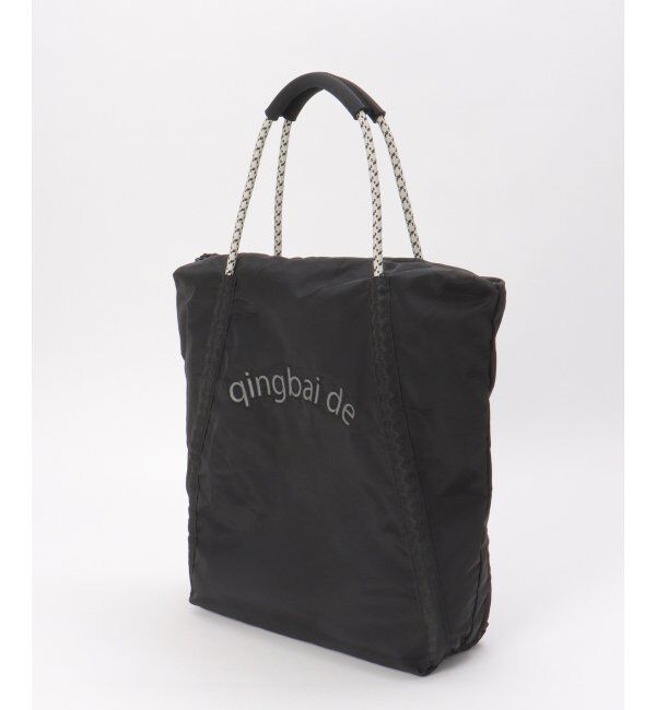 ikka「撥水ロゴ刺繍ロープトートバッグ」|その他|