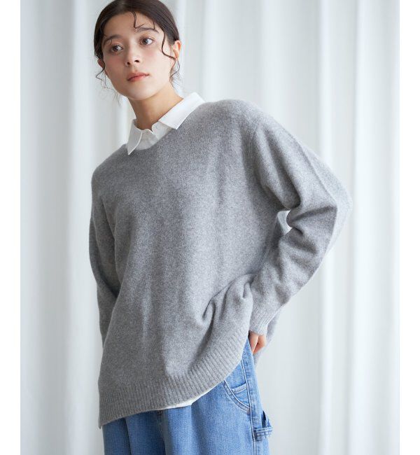 Lbc with Life「アンゴラ混Vネックニット」|カーディガン|