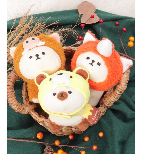 Lbc with Life「PLUFFY かぶりもの クマ＆ハニー」|クッション・クッションカバー|