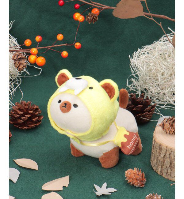 Lbc with Life「PLUFFY かぶりもの クマ＆ハニー」|クッション・クッションカバー|