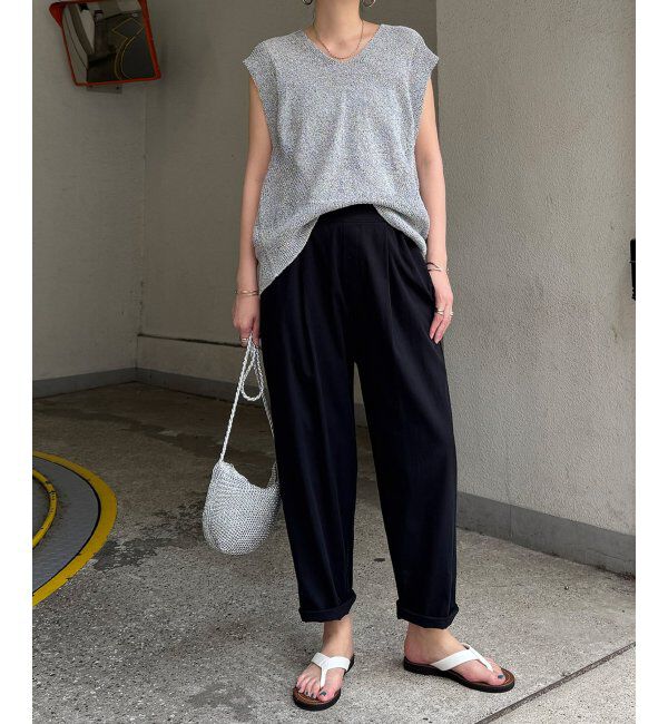 Lbc with Life「コットンゆるテーパードパンツ」|その他|