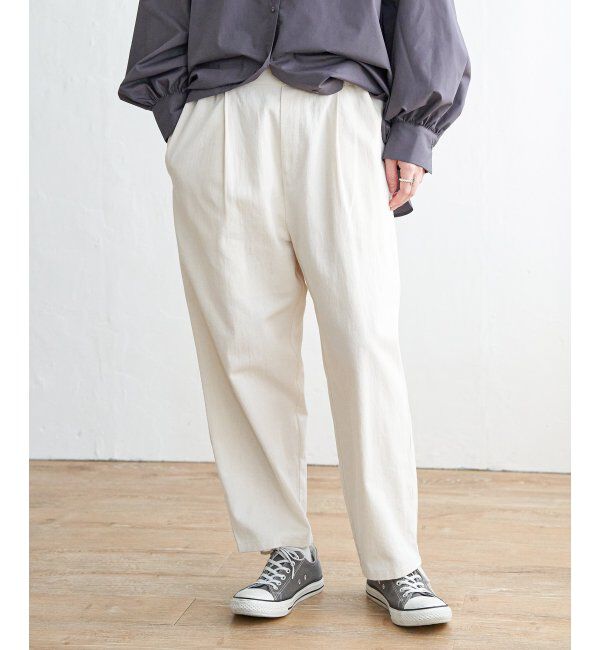 Lbc with Life「コットンゆるテーパードパンツ」|その他|