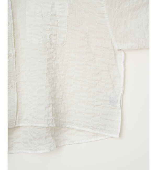 Lbc with Life「針抜きシアーボックスシルエットシャツ」|シャツ・ブラウス|