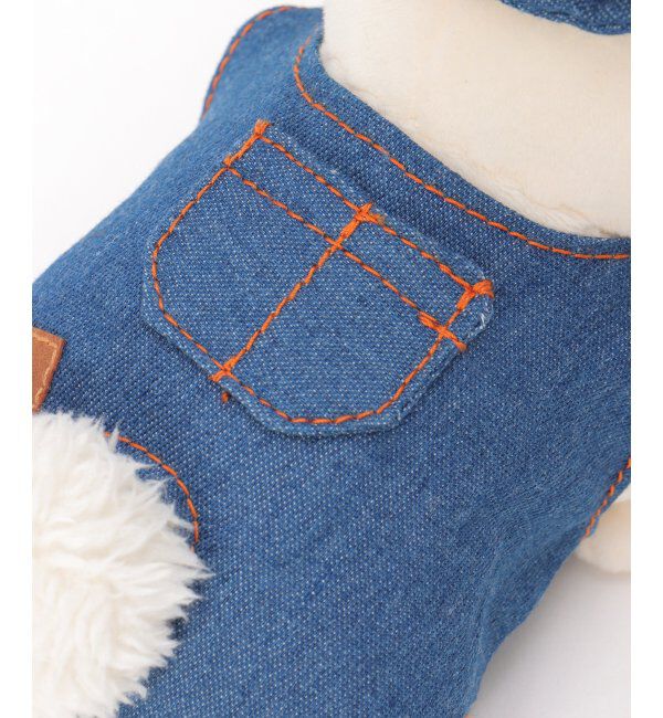 Lbc with Life「PLUFFY かぶりもの デニムサロペット」|クッション・クッションカバー|